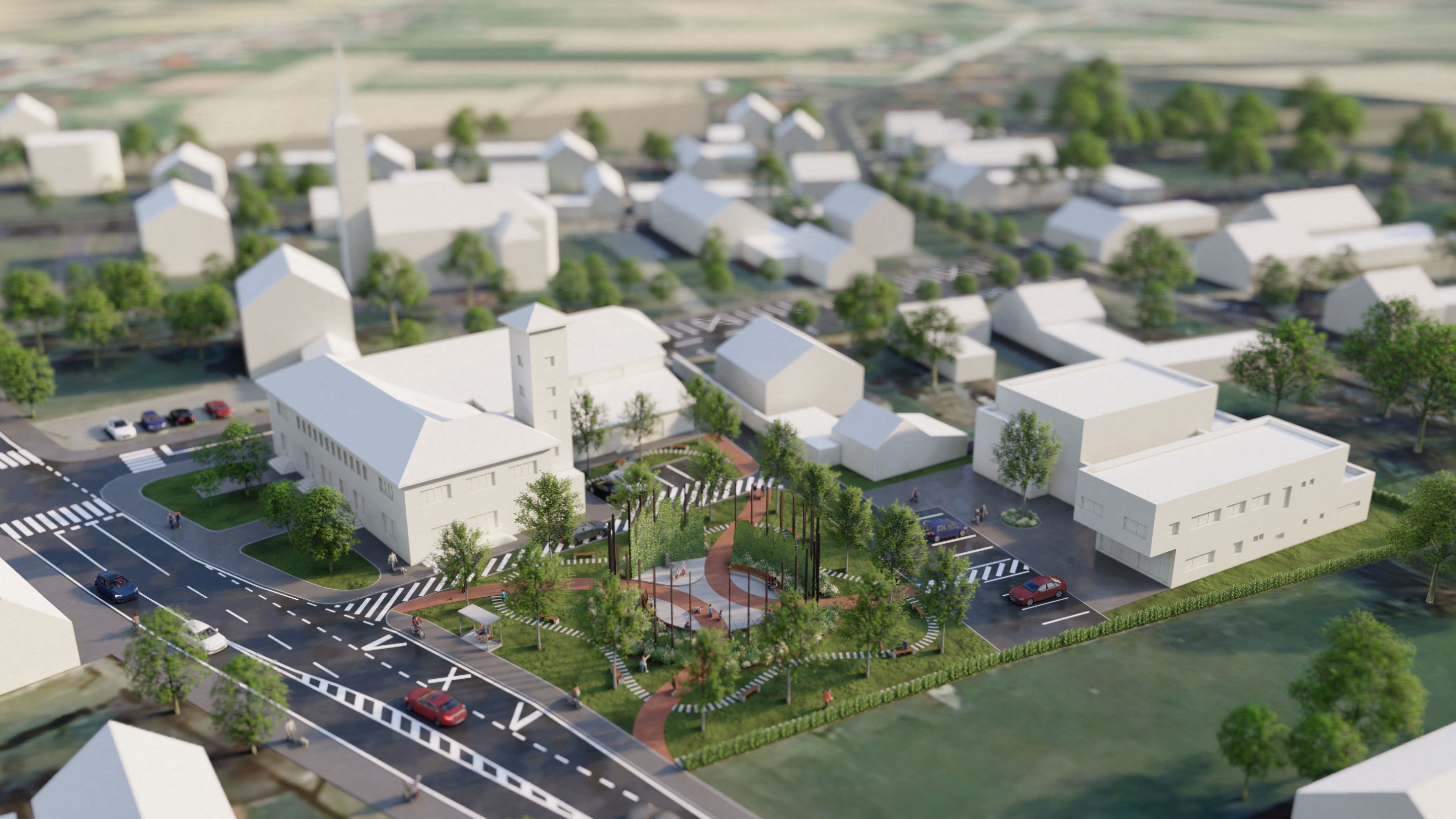 Općina Rovišće uskoro kreće s projektom preuređenja centra Rovišća