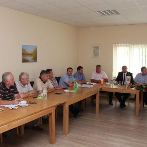 U Općini Rovišće održan sastanak župana Damira Bajsa s načelnicima