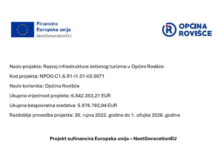 Razvoj infrastrukture aktivnog turizma u Općini Rovišće