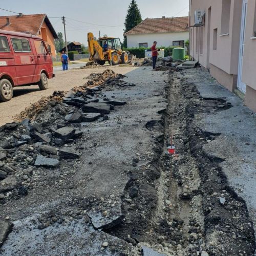 Sanacija opasnog mjesta - raskrižja kod škole u Podgorcima