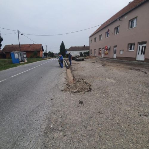 Sanacija opasnog mjesta - raskrižja kod škole u Podgorcima