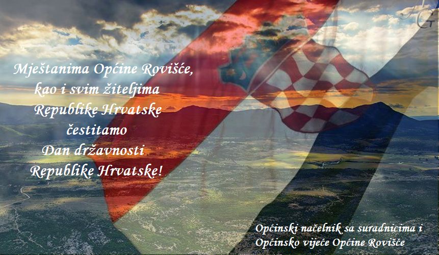 Čestitka povodom Dana državnosti Republike Hrvatske