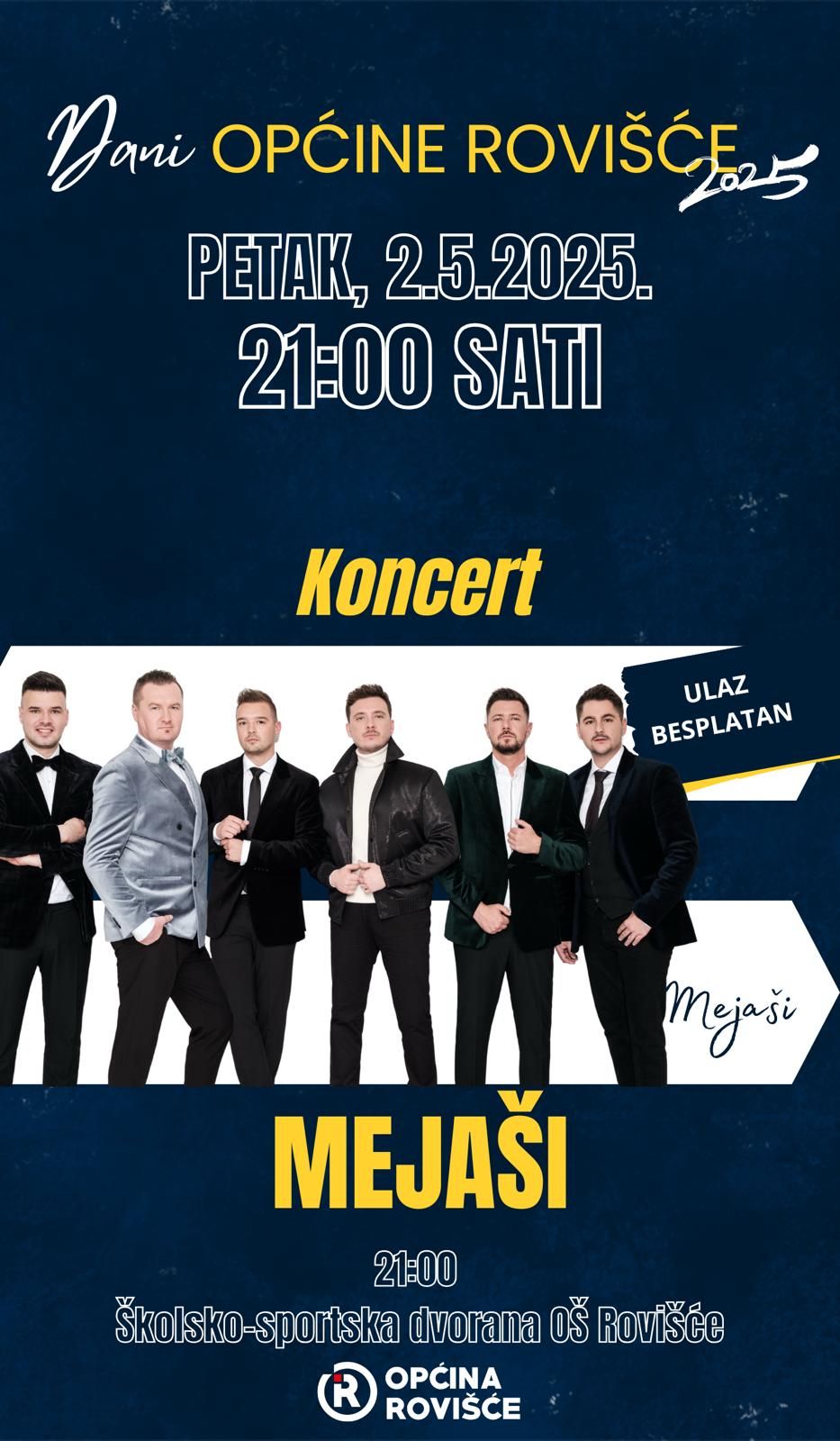 DANI OPĆINE ROVIŠĆE - KONCERT - MEJAŠI