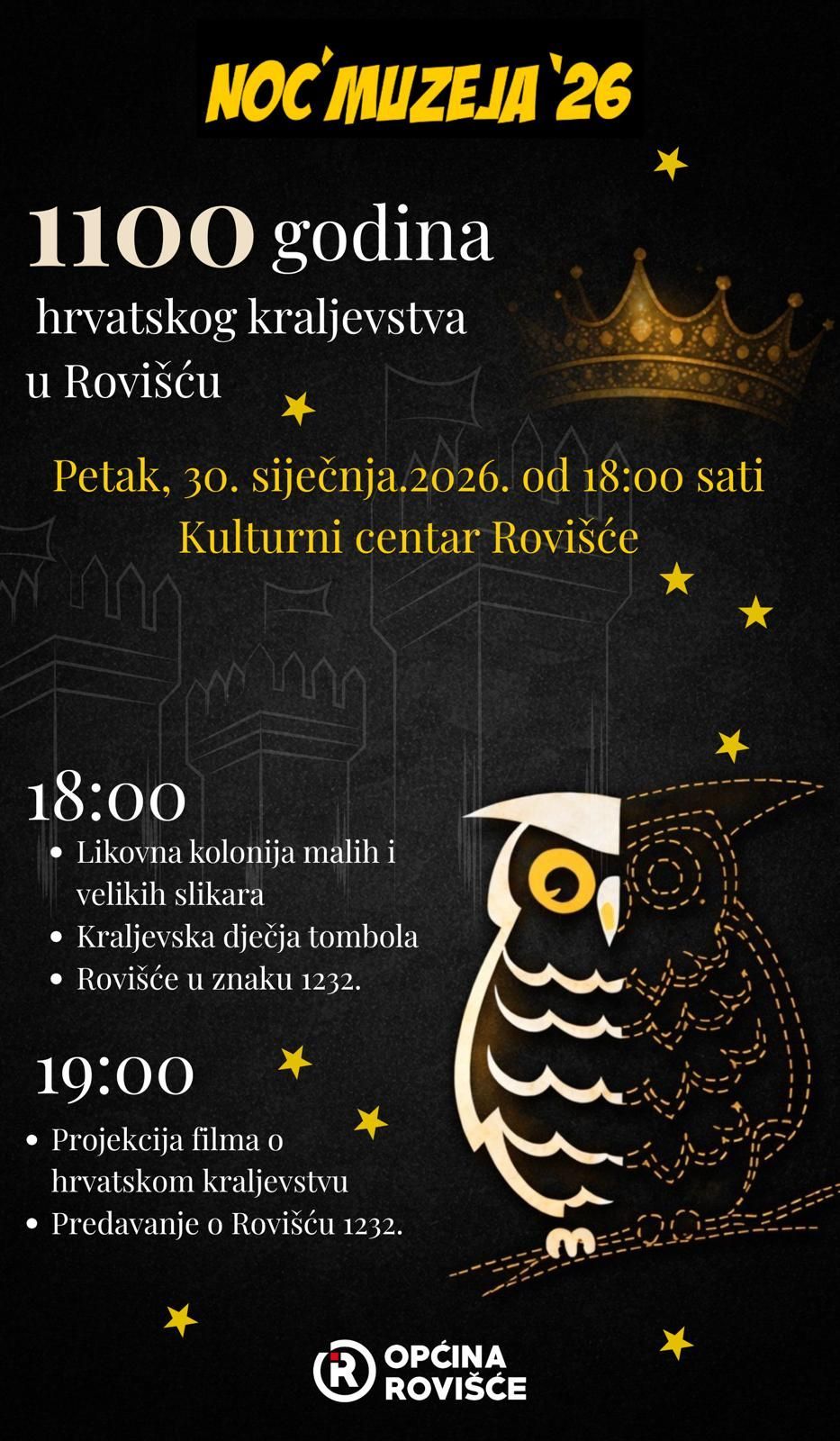 NOĆ MUZEJA U ROVIŠĆU 2026.