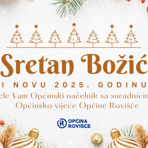 Sretan i blagoslovljen Božić te sretna i uspješna nova 2025. godina!