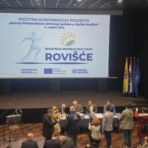 Održana početna konferencija projekta ˝Razvoj infrastrukture aktivnog turizma u Općini Rovišće˝