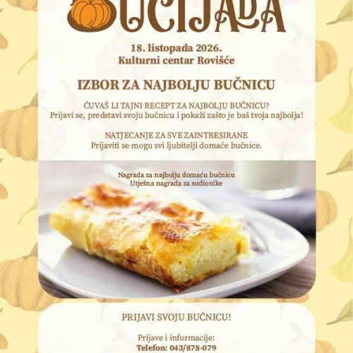 DONOSIMO PROGRAM ČETVRTE MALE BUČIJADE 2026. !