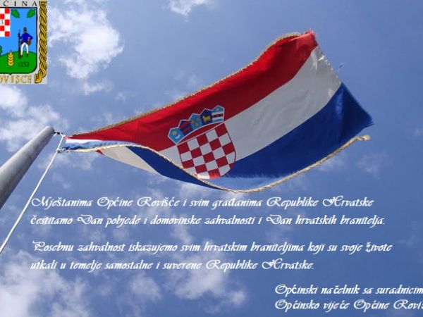 Čestitka povodom Dana pobjede i domovinske zahvalnosti i Dana hrvatskih branitelja