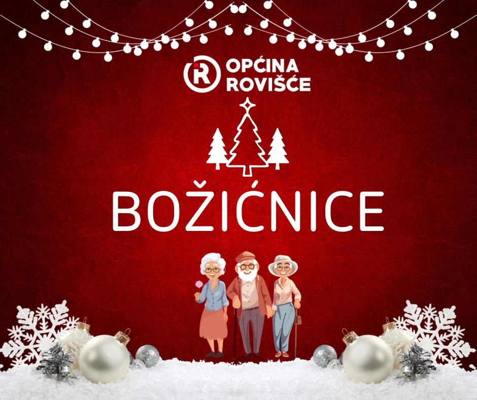 OPĆINA ROVIŠĆE OSIGURALA BOŽIĆNICE SVOJIM UMIROVLJENICIMA 2024.
