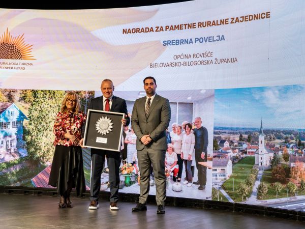 SUNCOKRET RURALNOG TURIZMA 2025. – SREBRO ZA OPĆINU ROVIŠĆE! -&nbsp; Kategorija: Pametne ruralne zajednice