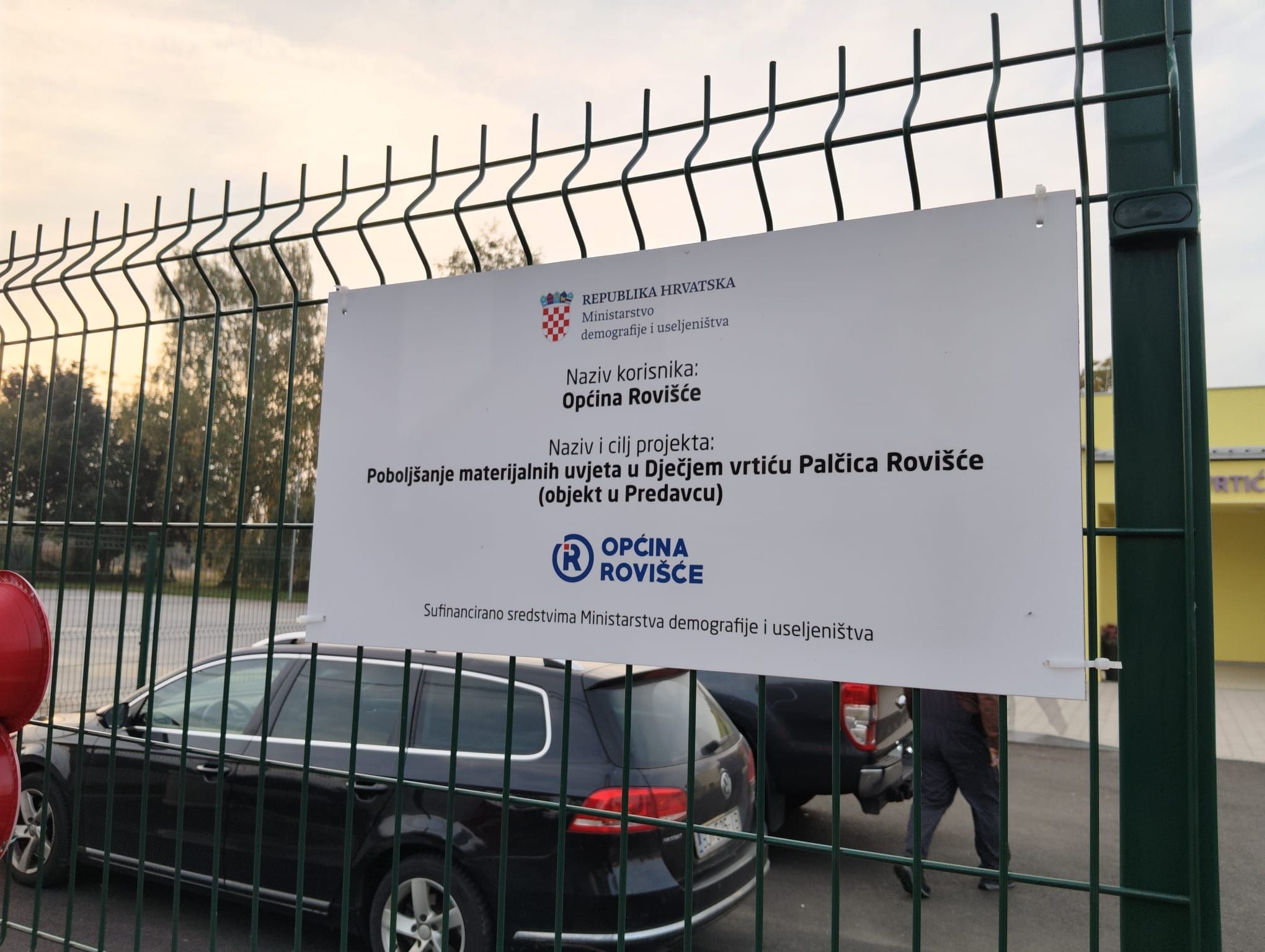 ZAVRŠEN PROJEKT POBOLJŠANJA MATERIJALNIH UVJETA U DJEČJEM VRTIĆU PALČICA  ROVIŠĆE (objekt u Predavcu)