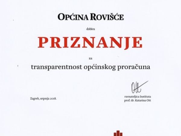 Priznanje Instituta za javne financije